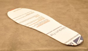 cardboard sole