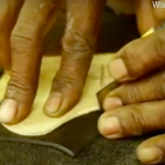 Super-festive loop sandals