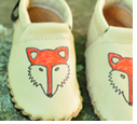 "First Footsteps" kit for making toddler shoes - white - Image 4