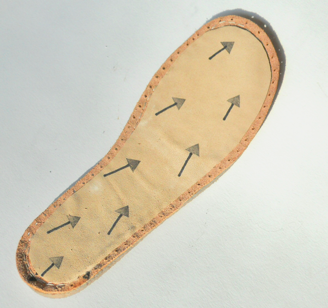 "a step in the right direction" nomoc variation natural rubber soles -