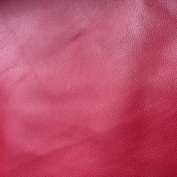 12" x 24" red leather